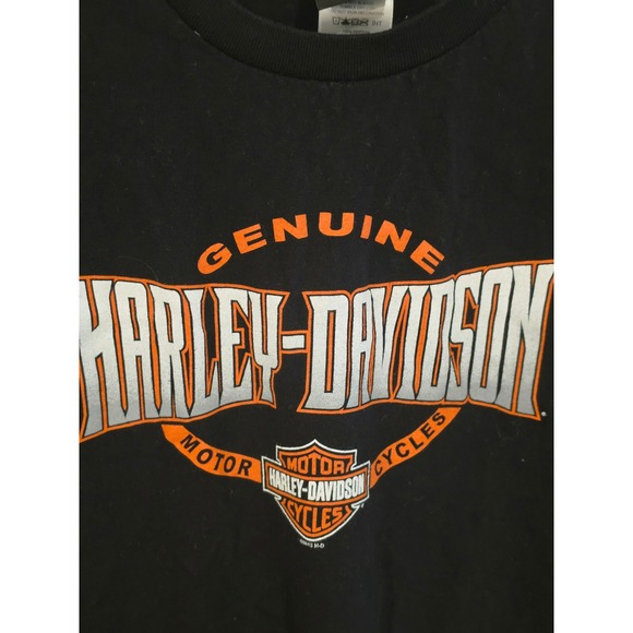 Harley-Davidson Other - Harley Davidson T-Shirt Mens Medium Black Indianola Iowa Route 65 Graphic Tee